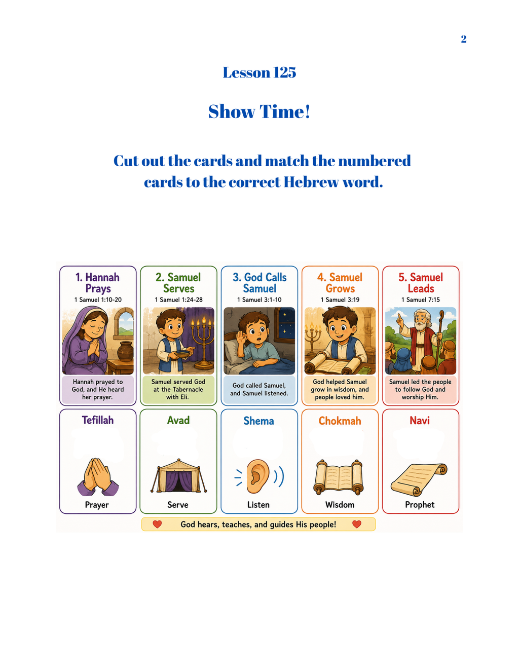 Messianic Activity Book First Grade