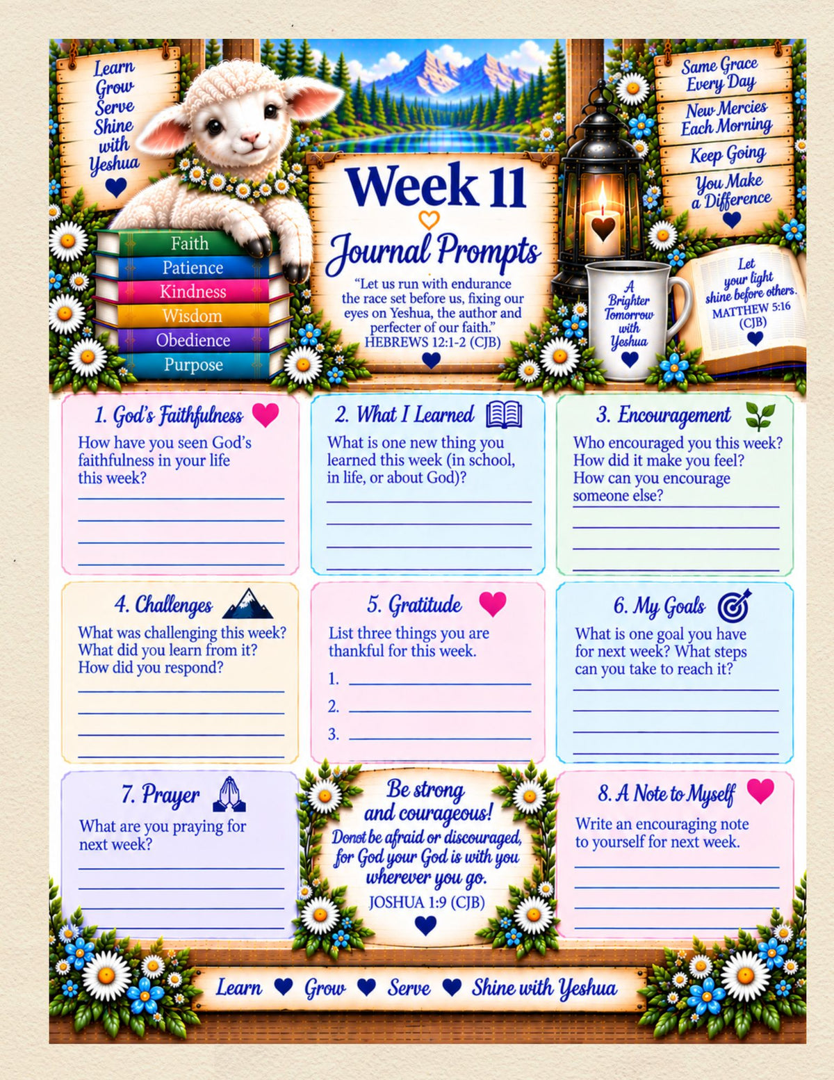 Digital Messianic Homeschool Planner
