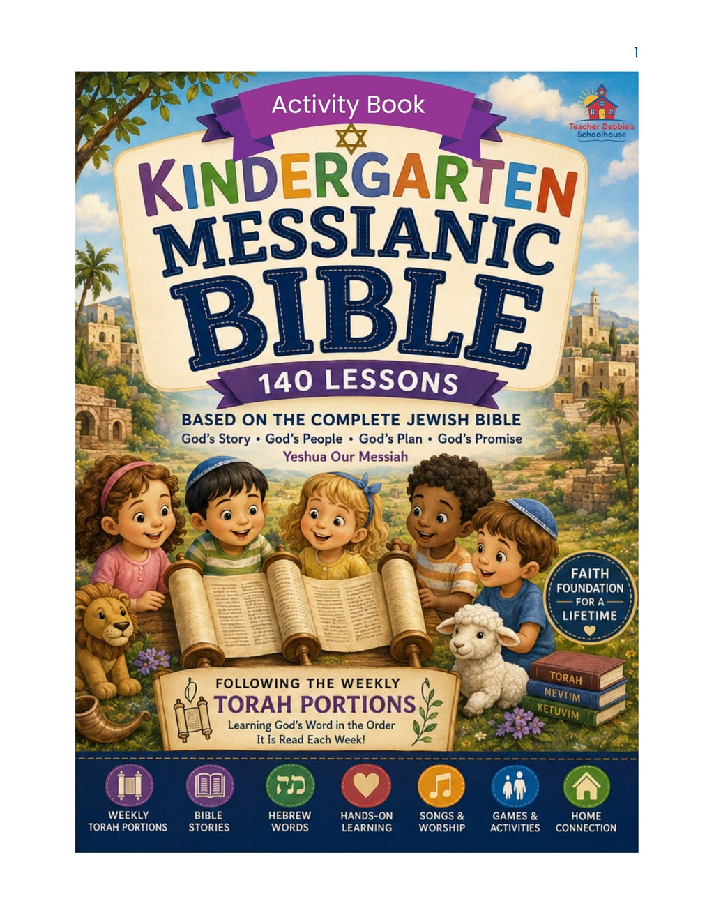 Messianic Kindergarten Bible Curriculum Activity Book