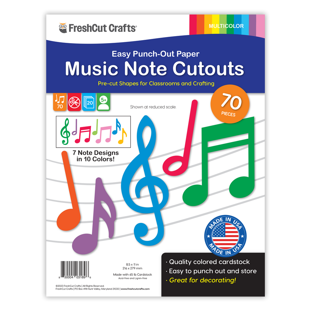 Music Notes Cutouts