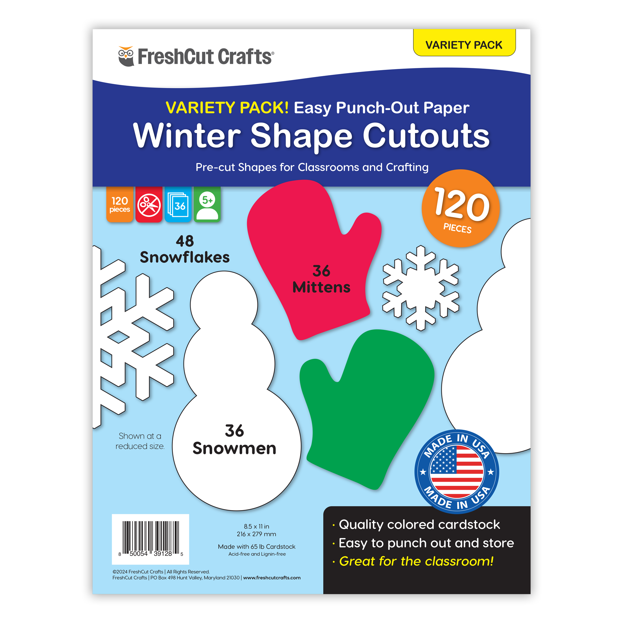 Winter Shape Cutouts