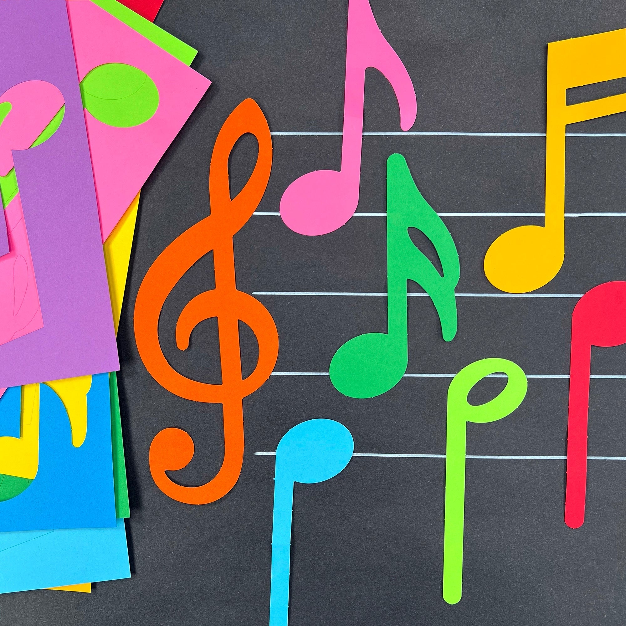 Music Notes Cutouts