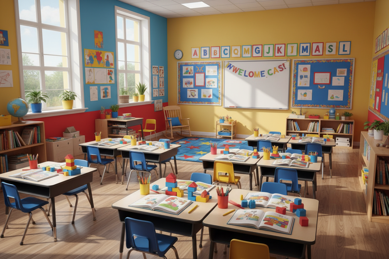 Warm Classroom Hero